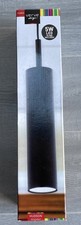 Image of Modern Black Metal Cylinder Pendant Ceiling Light GU10 LED Suspended Downlight