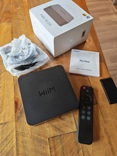 WiiM Pro Plus DAC music streamer boxed with remote