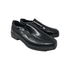 Deer Stags Men's Wise Black Htec Slip On Loafer Formal Size 5 Dress Shoes