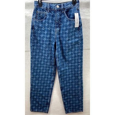 NWT Iets Frans Jeans Womens Sz 27W Monogram Baggy Boyfriend Urban Outfitters
