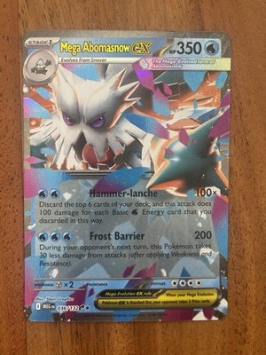 Pokémon TCG Mega Abomasnow EX 036/132 Mega Evolution Double Rare NM Card