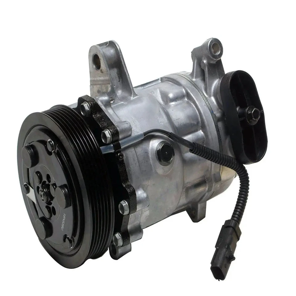 DENSO 471-7011 Compressor w/ Clutch For 00-01 Dodge Dakota Durango - Image 2 of 2