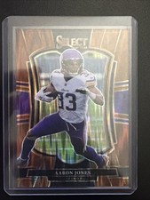 2025 Panini Select - Premier Level Aaron Jones #165 Copper Shock Prizm 760/899