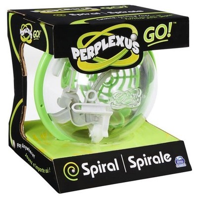 PERPLEXUS GO! 3D-KUGELLABYRINTHE 2 VERSCHIEDENE FARBEN GRÜN,ORANGE *NEU*