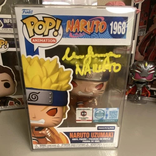 Funko Pop! Vinyl Naruto Uzumaki Chalice Exclusive #1968 JSA Autographed