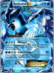 Articuno EX 25/135 Plasma Storm Ultra Rare Holo