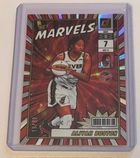 2025 Donruss WNBA Aliyah Boston 19/99 Net Marvels Red Holo Laser #10