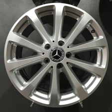 1x Alufelge 17 Zoll 7.5" 5x112 40ET Matt Silber A2134011300 Mercedes-Benz W213