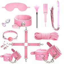 BDSM Fesselset 12 Stück Rosa
