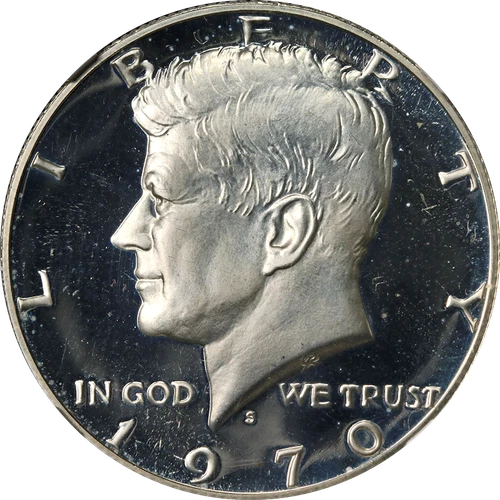 1970-S Kennedy Half Dollar NGC PF68 UCAM Superb Eye Appeal Strong Strike