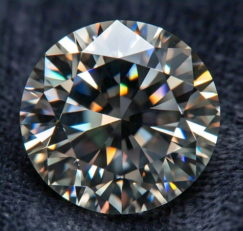 6.00 CT Natural D Color Lab Grown Diamond Round Cut Certified VVS1 CVD clarity - Picture 9 of 13