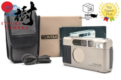 Neuwertige Contax T2 Titan Silver analoge Kleinbildkamera Point & Shoot in...