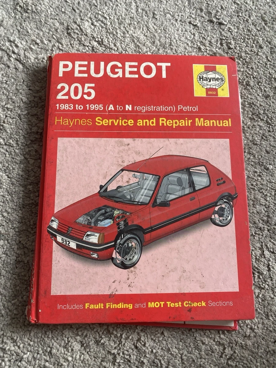Peugeot 205 Haynes Car Service & Repair Manuals for sale | eBay UK