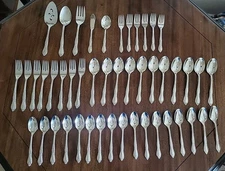 Lot Of 47 Oneida W.M. Rogers Stainless Steel Montclair Pattern Discontinued Nice