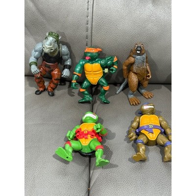 Teenage Mutant Ninja Turtles Action Figure Lot Vintage 1980s 1990s