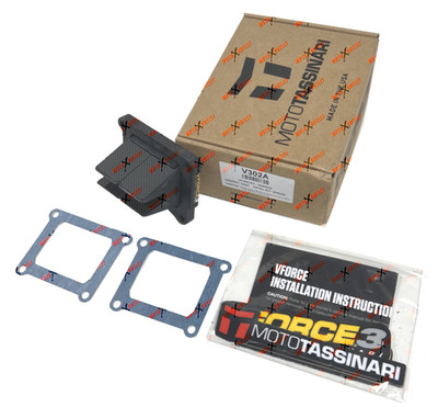 YZ 125 V Force 3 Reed Valve Cages VForce3 Reeds 1995-2004 Yamaha YZ125 V302A