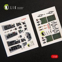 F-16I Sufa Interior 3D Decals For Kinetic Kit / 1:48