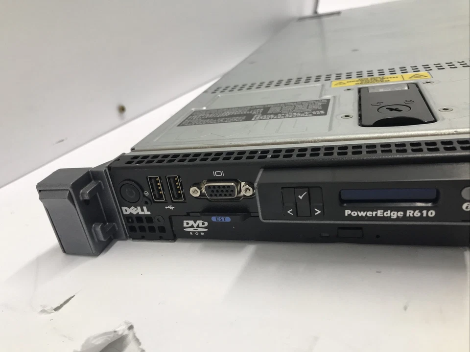 Servidor Dell PowerEdge R610 2x CPU Intel Xeon L5520 96 GB RAM SIN HDD ARRANCA EN EL BIOS Foto 4 de 4