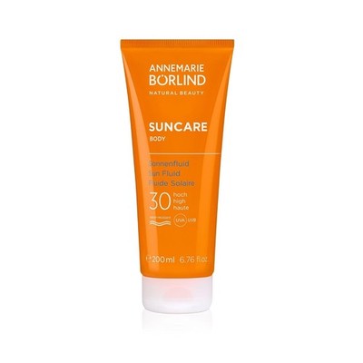 ANNEMARIE BÖRLIND SUNCARE BODY Sonnenfluid LSF 30 (200 ml) - Hoher Sonnenschutz 