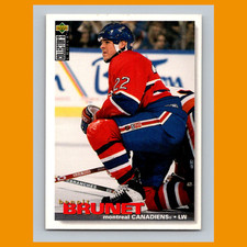 Benoit Brunet #35 1995-96 Collectors Choice Montreal Canadiens Hockey Card NHL
