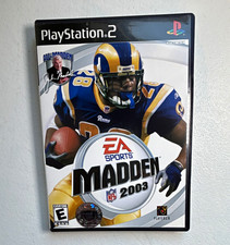 EA Sports Madden NFL 2003 PS2 Online Play E Rated NTSC-U/C 2002