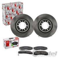Ferodo Bremsscheiben 276Mm + BelÄGe Vorne Passend FüR Mitsubishi Pajero 2