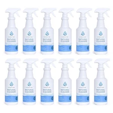 Hypristine Natural Multipurpose Surface Cleaner, 32 fl oz Spray Bottles, 12 Pack