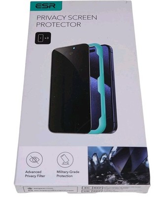 ESR iPhone 15 Pro Max Privacy Screen Protector Tempered Glass 3 Pack