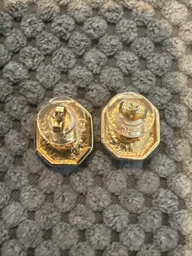 SWAROVSKI S.A.L. PENDIENTES CRISTAL ESMERALDA vintage - Imagen 4 de 4