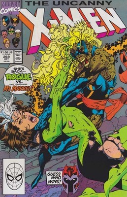 Uncanny X-Men (1963) # 269 (8.0-VF) Rogue vs. Ms. Marvel 1990