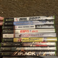 LOT 9 Original xbox games lot