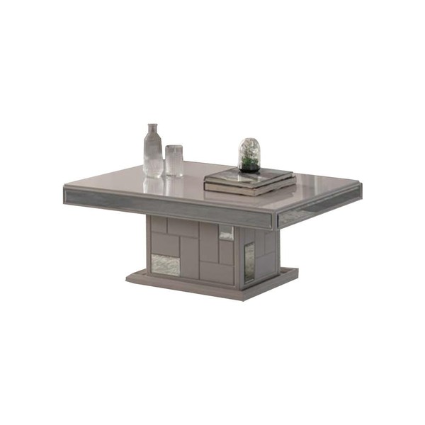Luxus Sofatisch Couchtisch Kaffeetisch Beistelltisch Holz Weiß Tisch-image