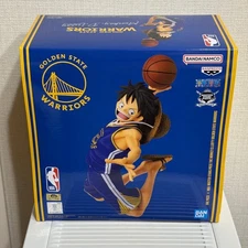ONE PIECE Base Shop NBA Warriors Monley. D. Luffy Figure Golden State From Japan