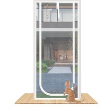Reinforced Cat Screen Door,Fits Door Opening Size 36''x 84'',Thickened Cat Re...