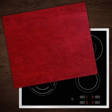 Glass Worktop Saver Ceramic Induction Hob Protector Cover Red Wood