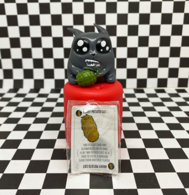 Basic Fun! Mash'ems 2018 Exploding Kittens Series 1 Gray Grenade Cat