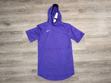 NIKE MEN'S STOCK DRI-FIT SPOTLIGHT SS PULLOVER HOODIE Men  s S-TALL DC2521-545