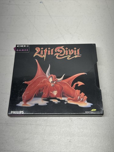 Litil Devil (Philips CD-i CDI) COMPLETE W Slipcover & Map - Tested - Authentic