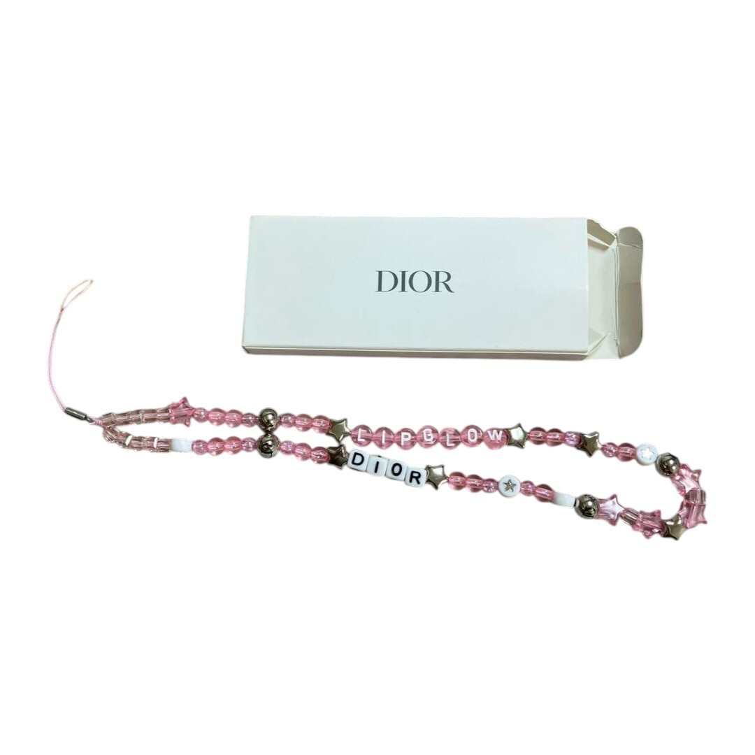 iPhoneアクセサリー Christian Dior Christian Dior Novelty Charm Key chain phone strap Star BOX from