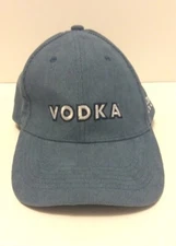 Powder Blue Deep Eddy Vodka Hat Trucker Cap Snapback Corduroy Embroidered 
