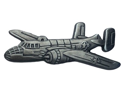 B-25 Mitchell Bomber Airplane 2 1/4 Inch Hat Lapel Pin H16020 F5D3Z