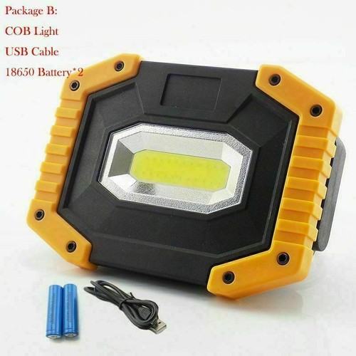 USB Rechargeable LED COB Work Light Camping Security Floodlight Emergency Lamp - Picture 18 of 18