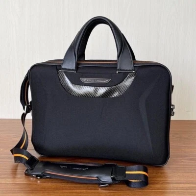 TUMI×MCLAREN Axle Slim Briefs Business Bags Black Orange Outlet product