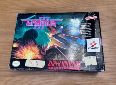 SUPER NINTENDO SNES - GRADIUS III 3 - USA NTSC CIB OVP