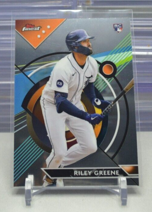 Riley Greene 2023 Topps Finest Baseball RC #10 Rookie Detroit Tigers  4-A
