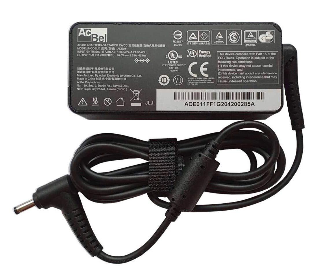 Cargador OEM 45W Para Lenovo Ideapad Slim 1-14AST-05 81VS Laptop 20V 2.25A Cable Adaptador De Fuente De Alimentación