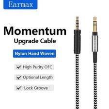 High Purity OFC Nylon Cable for Sennheiser MOMENTUM HD458 HD458BT HD450BT etc