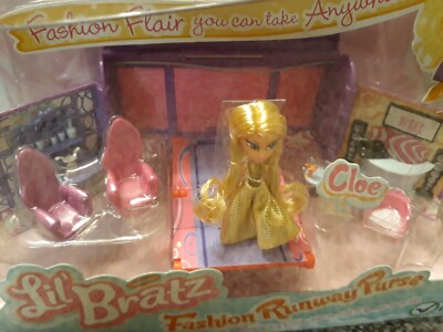 Bratz Lil Fashion Runway Purse Playset - Cloe NIB | eBay