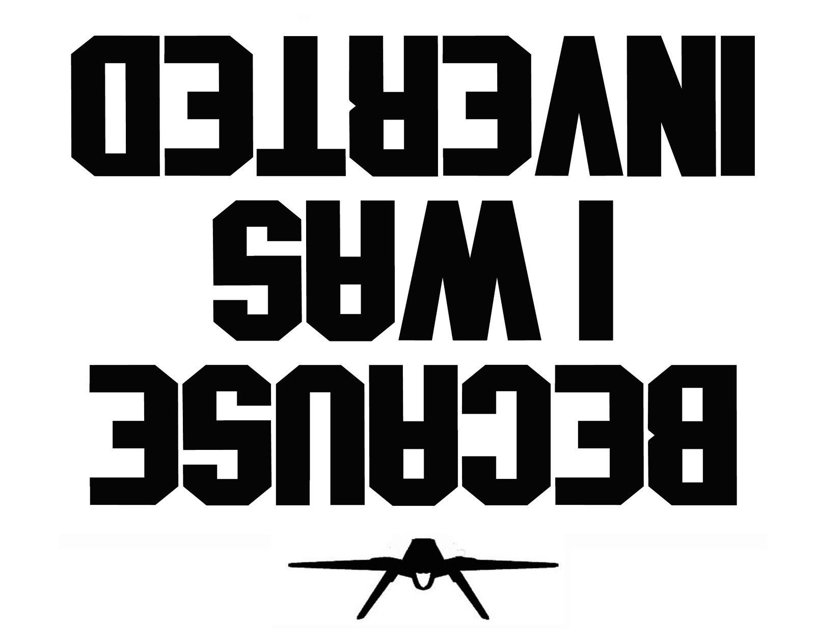 Top Gun Vinyl Decal Sticker Because I Was Inverted The finger Jet