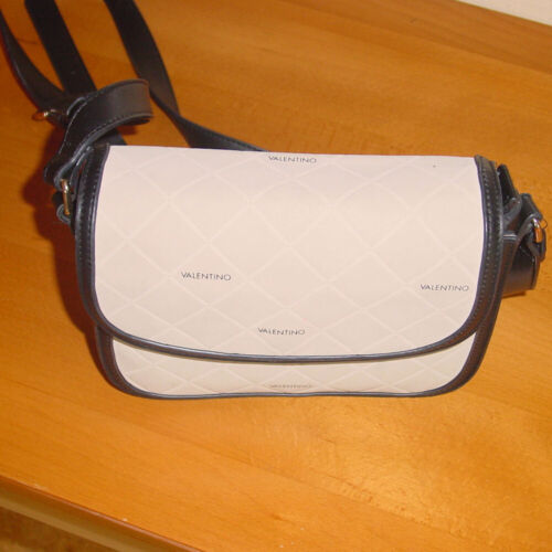 Valentino Leder-Handtasche schwarz/beige (gebraucht aus 2024) - Bild 2 von 3